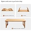 Japanese Folding Table, Folding Wooden Tea/Snack Breakfast Table ...