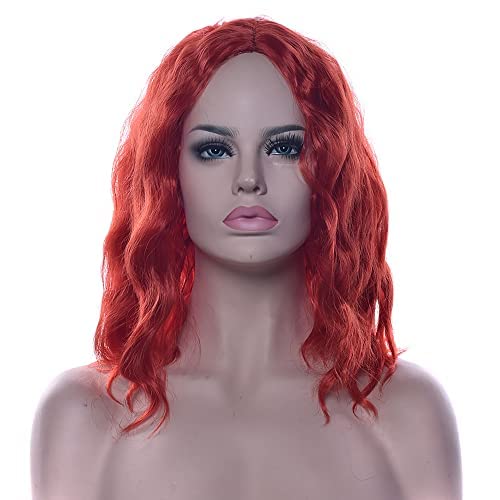 IMISSU Perucas de cabelo curto afro encaracolado peruca cosplay fantasia de dia das bruxas chapéu de
