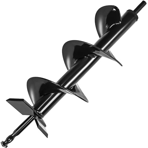 Lauyeboho 4x16 Upgraded Auger Drill Bit for Planting,Garden Auger with Double Sharp Thickended...