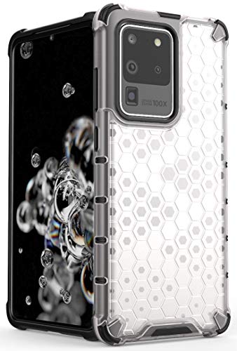 Image of Glasgow | for Samsung Galaxy S20 Ultra Back Case Cover for Samsung Galaxy S20 Ultra with 4 Bumper Corners and Military Grade Protection - Transparent