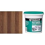 Nexus 12-Inch Vinyl Floor Tiles, 20 Tiles, Wood Oak Plank, Self Adhesive, Peel & Stick - for Kitchen, Bathroom, Bedroom Floors by Achim Home Decor & DAP 00141 Multi-Purpose Floor Adhesive, 1-Quart
