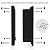 CEESC Extra Large Cat Door (Outer Size 11" x 9.8"), 4 Way Locking Large Cat Door for Interior Exterior Doors, Weatherproof Pet Door for Cats & Doggie with Circumference < 24.8" (Black)