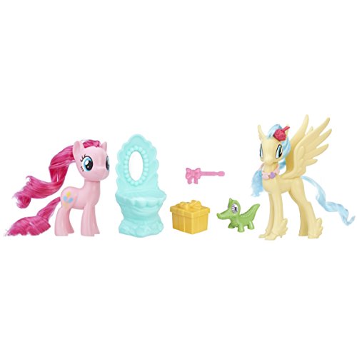 Hasbro Hasbro My Little Pony - Pinkie Pie & Principessa Skystar Coppie di Amici, Multicolore, E0995ES0