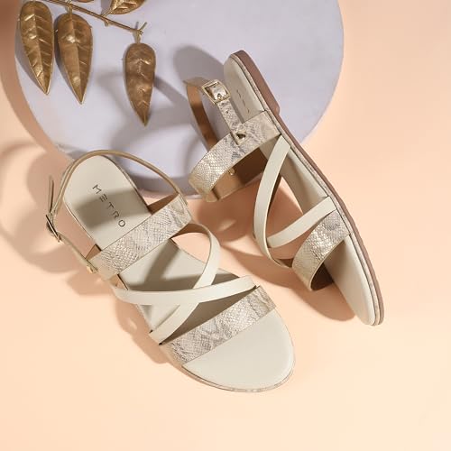Image of Metro Women's Synthetic Leather Sandals