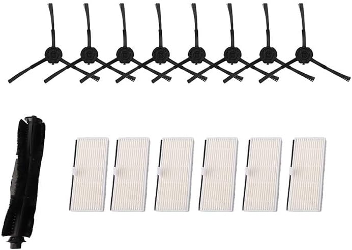 Roller brush Side Brushes for iHRV6 iHRV14 iHRV11 Robot Vacuum Cleaner, Vacuum Brushes Replacement Parts(B)