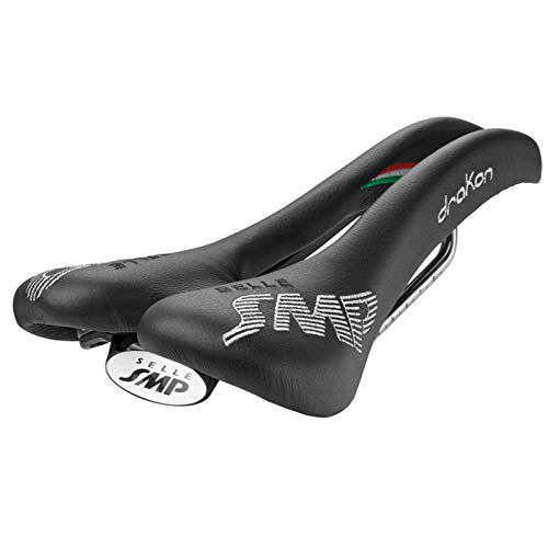 Smp Selle Unisex's Drakon Saddle, Black, Medium/Large