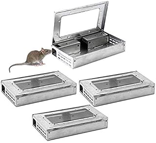 FPS 4 Tin Cat Style Mouse Live Trap with Window ONLY Sold