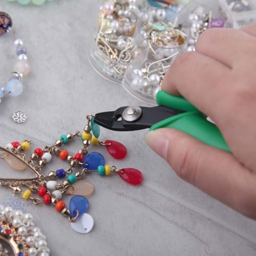 Miniatura 7 de Mini Alicates De Crimpado De Cuentas De 3.3 Pulgadas, Herramientas De Fabricación De Joyas, Alicates De Prensa De Cuentas De 2 Mm Y 3 Mm, 2 Muescas, Alicates De Crimpadora De Joyas, Microcuentas De