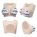 Round Collar Silicone Breastplate, Back Hollow Fake Boobs Breasts Forms B-G Cup for Crossdressers Transgender Drag Queen