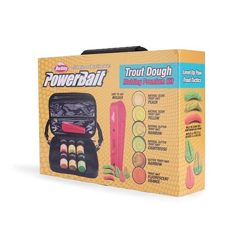 image for Berkley PowerBait Trout Dough Molding Premium Kit, Includes 6 Trout Do