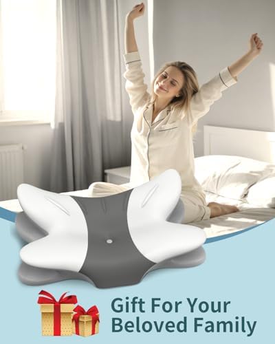 Cervical Neck Pillow for Pain Relief - Ergonomic Pillow Memory Foam Pillows for Sleeping, Cooling Orthopedic Neck Support Pillow, Contour Cervical Pillow Bed Pillow for Back Stomach Sleepers — view 6