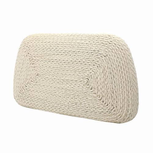 Image of Women Woven Faux Leather Clutch Purse Summer Beach Handbag Woven Evening Bag Stylish Dumpling Bag for Party Casual