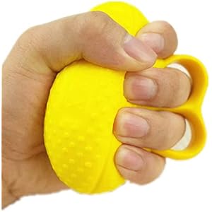 Healthman Finger Grip Ball, Stroke Hemiplegia Rehabilitation Training Equipment, Hand Finger Strength Massage Grip Ball (soft)