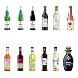 LANGGUTH ERBEN Kleine Köstlichkeiten Probierpaket (12 x 0,25 L), köstliche Weißweine, Rotweine und Rosé zum Kennenlernen, trocken bis Süß