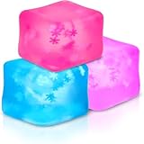3Pezzi Stress Cube Squishys - Giocattolo Antistress A Forma Di Cubo, Palla Anti-stress Con...