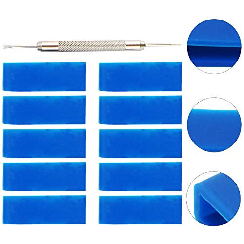 UKCOCO 11Pcs Silicone Watch Loops Watch Pulseira Watch Band Loops Watch Tool Kit with Watch Spring B