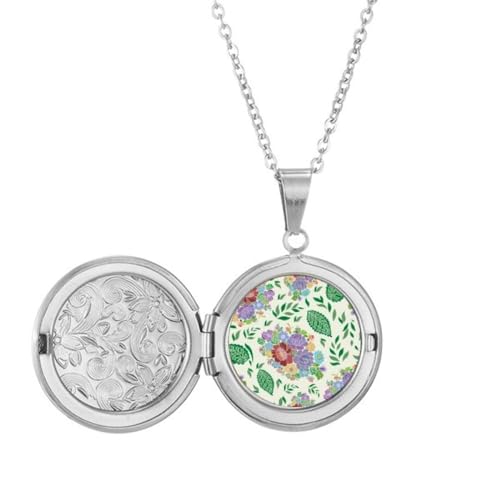 Collier médaillon fleur pour sublimer vos tenues de soirée