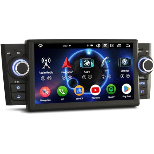 📌【Carpaly Senza fili e Android Auto】Associa iPhone tramite Bluetooth per CarPlay, smartphone Android tramite USB/Bluetooth per Android Auto. Porta le tue app preferite sul display dell'auto, completato da un controllo vocale intelligente, garantendo distrazioni minime e mantenendo la tua attenzione sulla strada. 【Processore audio digitale】Supporta selezioni EQ a 32 bande, 6 regolazioni degli effetti sonori, ottieni la migliore esperienza audio.