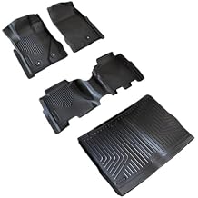 Roush Front, Rear & Cargo 4pc Rubber Floor Mat Liners for 2021-2026 Bronco 4-Door