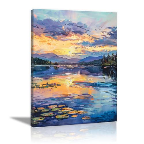 Tableau decoration murale salon GFDJKHT impression toile intissee encadree 50x70cm