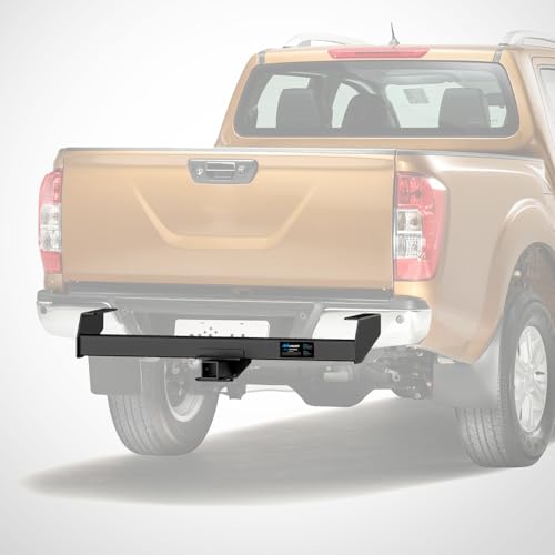 Image of Nilight Class 3 Trailer Hitch 2 Inch Receiver Tow Hitch Compatible with Suzuki Equator 2009-2012, Nissan Frontier 2005-2026, Multi-Fit Hitch for Ball Mount Cargo Carrier Bike Rack, Black Powder Coated