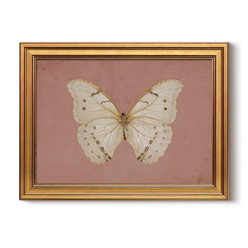 InSimSea Gold Framed Canvas Prints Wall Art, Vintage Bathroom Decor,