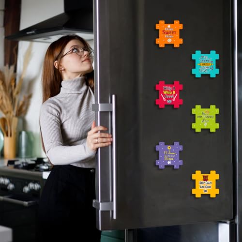 Image of Sehaz Artworks Fridge Magnets Refrigerator Stylish | Fridge Magnets Set | Fridge Decoration Items | Refrigerator Sticker | Fridge Stickers Refrigerator-FM-6-004