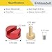 AltitudeCraft Anvil Base Kit for Headspace Measurements, Stable Platform for Precision Reloading, Improve Ogive and Shoulder Consistency