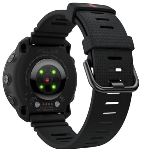 Polar Grit X2 Outdoor Multisport GPS Uhr - AMOLED Display, Offline Karten, Dual-Frequency GPS, Handgelenk EKG, Elixir Biosensing, TrainingPeaks, SpO2, bis zu 7 Tage Akkulaufzeit
