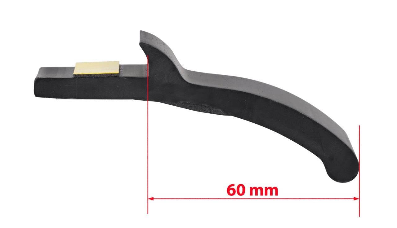 Accessoires de style Hansen → 1 pièce ← Élargisseur d'aile universel 60 mm de large - 150 cm de long, convient aux voitures, pick-ups, camping-cars, SUV, fourgonnettes, benne en caoutchouc