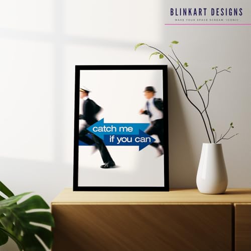 Image of BLINKART Catch Me If You Can (2002) | Aesthetic | Movie Photo Frame Album Poster Decor Perfect Home Bedroom Living Room Bedroom Home, Office & Study Room | 13x10 Inches