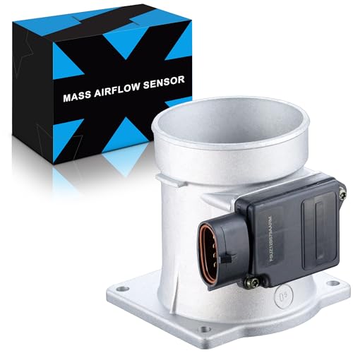 YZHIDIANF Mass Airflow Sensor F5UZ12B579AARM MAF Sensor Fits For:-Ford F150 F250 F350 Bronco E150 E250 E350 Econoline 4.9L 5.0L 5.8L 1993 1994 1995 1996 OE# 749519 F5UF12B579AA F3TF12B579A F3TZ12B579A