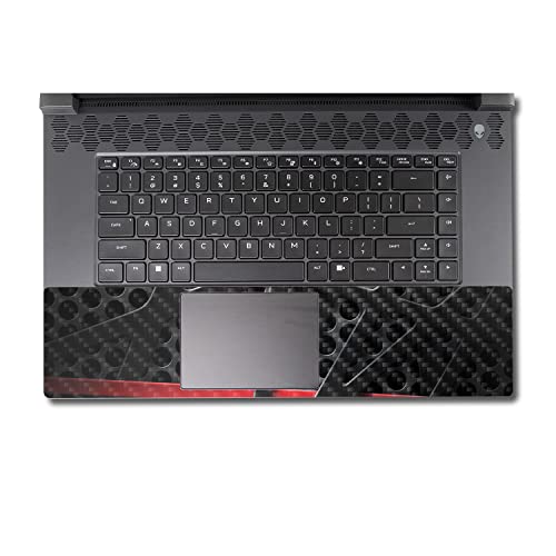 Image of MightySkins Carbon Fiber Skin Compatible with Alienware M17 R5 (2022) Full Wrap Kit - Tech Web | Protective, Durable Textured Carbon Fiber Finish | Easy to Apply & Change Styles | Made in The USA