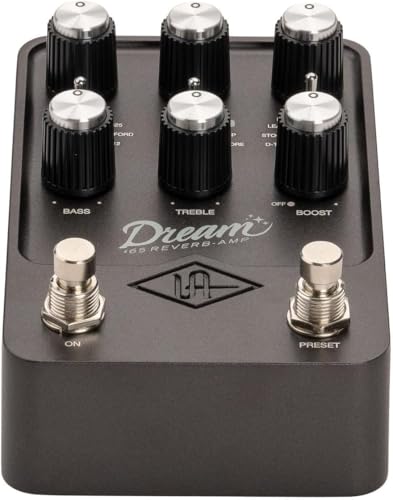 Universal Audio UAFX Dream \'65 Reverb Amplifier Pedal - Bundle with Instrument Cable and 2 Patch Cables - Thumbnail 4