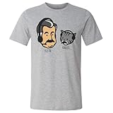 500 LEVEL Keith Hernandez Shirt (Cotton, Large, Heather Gray) - Keith Hernandez Keith and Hadji K WHT