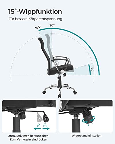 Ergonomischer Bürostuhl mit Wippfunktion