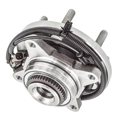Image of Detroit Axle - Pair Front Wheel Bearing and Hubs Assembly 2WD with ABS 6 Lugs for 2015 2016 2017 Ford F-150 Wheel Hub Assembly RWD