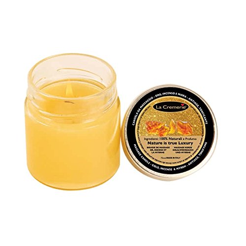 Candele da Massaggio (Oro, Incenso e Mirra - AntiAge, Tonificante)