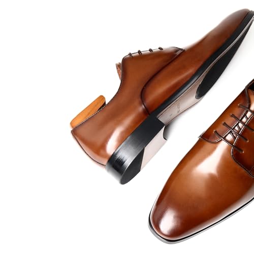 Men's Business Casual Dress Oxfords Formal Lace-Up Shoes for Office, Parties, and Daily Wear4