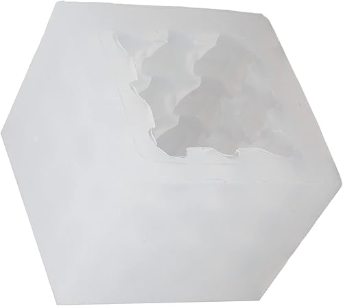 Miniatura 4 de XPSSJMU Moldes de silicona para velas de aromaterapia con corazón 3D, moldes de vela de grado alimenticio, para velas hechas a mano, para