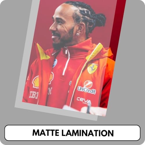 Image of auraposter Lewis Hamilton Poster (Set of 40) | Formula 1 Posters (15 x10 cm) | Mercedes F1 Poster Ferrari F1 for Wall, Bedroom, Living room | Formula One Posters | Glue Dots Included