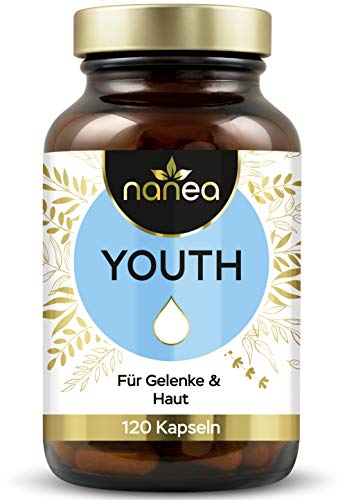 Nanea Youth | Hyaluronsäure, MSM und Coenzym Q10 | Hyaluron-MSM-Komplex | Vegan und OHNE Kollagen | Ohne Füllstoffe | Made in Germany Cover