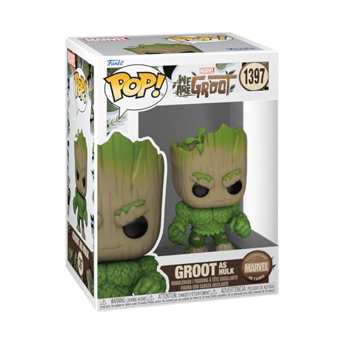 Funko Pop! Marvel: Wag - Hulk - We Are Groot - Figura de Vinilo Coleccionable - Idea de Regalo- Mercancia Oficial - Juguetes para Niños y Adultos - TV Fans - Muñeco para Coleccionistas y Exposición