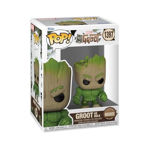 Funko Pop! Marvel: Wag - Hulk - We Are Groot - Figura de Vinilo Coleccionable - Idea de Regalo- Mercancia Oficial - Juguetes para Niños y Adultos - TV Fans - Muñeco para Coleccionistas y Exposición
