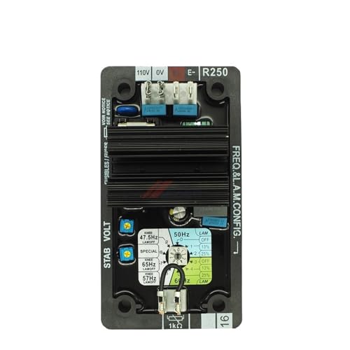 Regulador de voltaje AVR R250 para eliminar fluctuaciones en el generador