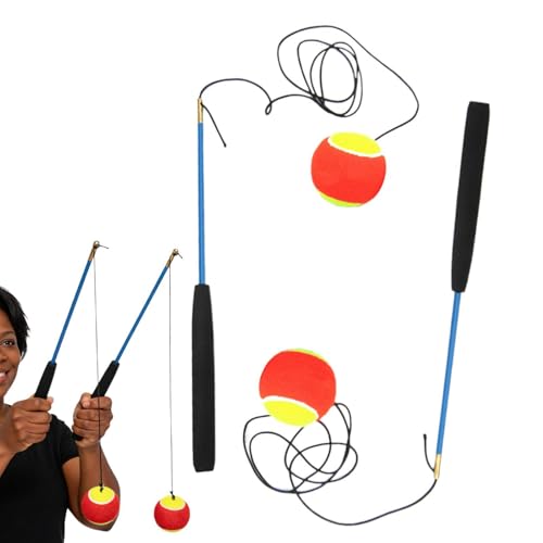 Para el hombro – Herramienta de fitness portátil para brazos y hombros – Pelotas para ejercicios de oscilación brazos – Para mujeres adultos para casa, salón, gimnasio, oficina, uso interior y