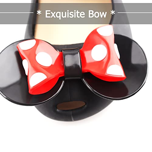 Image of Amtidy Mary Jane Dance Party Cosplay Shoes Girls Sweet Dot Bow Princess Birthday Sandals for Little Girls