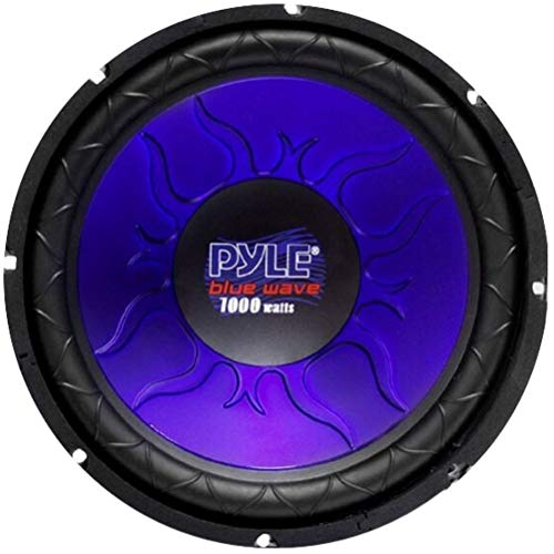 1 subwoofer Compatible con Pyle BLUE WAVE PL1090BL 10" 25.00 cm 250 mm Doble Bobina 4 + 4 ohmios 500 vatios rms 1000 vatios MAX 83.5 db Coche, 1 Pieza