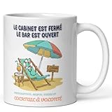 😷 Humour garanti : “Le cabinet est fermé, le bar est ouvert” – parfait pour les médecins détendus !