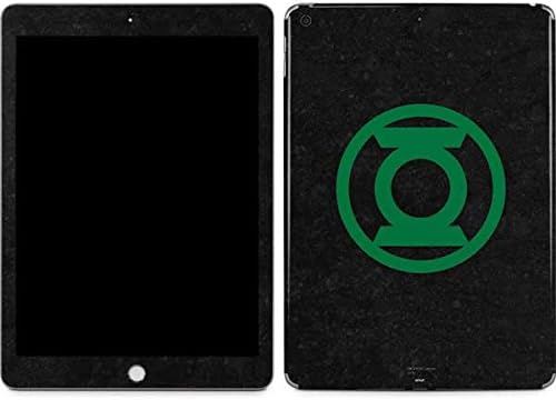 Skinit Decal Tablet Skin Compatible with iPad 9.7in (2018) - Officially Licensed Warner Bros Green Lantern Logo Black Design